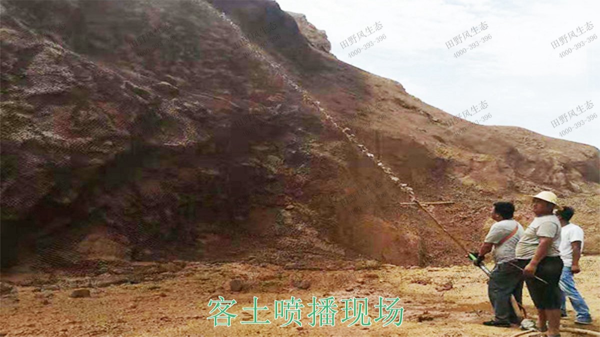 廣西梧州山體滑坡地災邊坡綠化